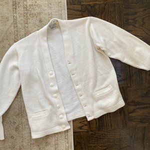 Vintage white cardigan